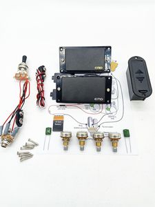 Yeni Elektro Gitar Pikapları Aktif Pikap Humbucker Aktif 9 V Pil Güç Kaynağı