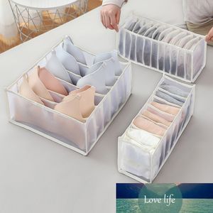 Pratico Multi-griglie Scatola di immagazzinaggio della biancheria intima Calzino Reggiseno Underpant Organizer Lattice Mesh Drawer Tidy Divider Grid underwear # 45