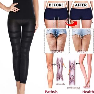 Shapewear Anti Cellulitis Compressie Leggings Been Afslanken Body Shaper Hoge Taille Tummy Controle Slipje Dij Beeldhouwen Slimmer 211229