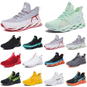 Mode Högkvalitativa män Running Skor Andningsbara Trainer Wolf Grays Tour Yellow Triple White Khaki Grön Ljus Brun Brons Mens Utomhus Sport Sneakers