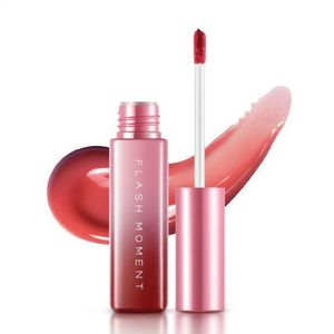 FlashMoment 7 Colors Optional Super Liquid Red Velvet Lip Gloss Fully 3D Lip Glaze Lips Beauty Waterproof Makeup