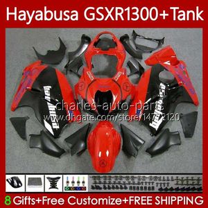 Karosserie für Suzuki Hayabusa GSXR 1300 CC GSX-R1300 GSXR-1300 96–07 74No.58 1300CC GSXR1300 96 97 98 99 00 01 rot schwarz neue GSX R1300 2002 2003 2004 2005 2006 2007 Verkleidung