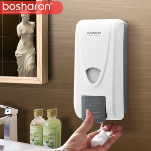 Dozownik mydła pianki Mount 1000ml Plastikowe Duża Pojemność WC Łazienka Akcesoria Do Washy Hand Sanitizer dla Home Hotel Y200407