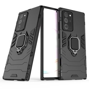 Hybrid Rugged Armor Shockproof Cases For Samsung Galaxy Note 20 Ultra S21 Plus S20 FE 5G Magnetic Metal Ring Stand Back Cover