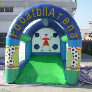 Customized PVC outdoor games inflatable soccer kick game pop up baseball football goal Penalty Target Shootout Goal Equipment