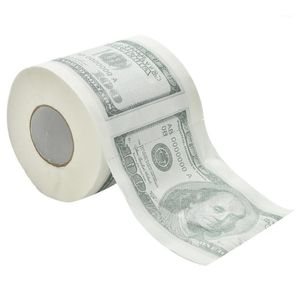 Partihandel - Zzidkd 1Hundred dollarräkning tryckt toalettpapper Amerika US Dollars Tissue Novelty Funny $ 100 TP