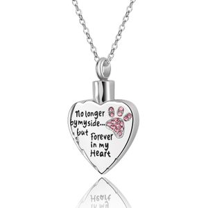 No longer by my Side Cremation Jewelry for Ashes Stainless Steel Heart Keepsake Pendant Holder Ashes for Pet Human Memorial Funeral Urn Necklace for Men Women