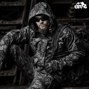 Jaqueta de camuflagem ao ar livre dos homens G513