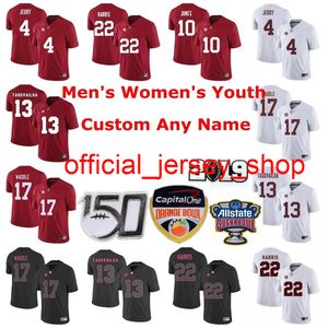 Alabama Crimson Tide Kolej Futbol Formaları Çocuk Gençlik Patrick Surtain II Jersey Devonta Smith Mac Jones Henry Ruggs III Özel Dikişli