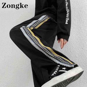 ZONGKE PATCHWORK WORK PANTS MENファッションチャイニーズサイズ