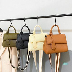 2022-Classic Monograms Canvas Designer Women Shoulder Bags Crossbody Colorful Leather Strap Handbag alam wallet pusers