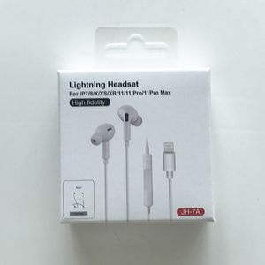 lightning pop up 8pin earphones Bluetooth version headphones With Remote and mic for apple iphone 11 13 pro max ios headset headphone earbuds