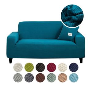 Sofa Cover for Living Room Couch Cover Stretch Slipcovers Sectional Elastic Stretch L shape Armchair Cover Deep Sofa 4size LJ201216