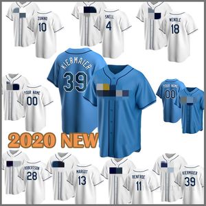 2020 Baseball Jersey Bay 12 Wade Boggs 4 Blake Snell 39 evin Kiermaier 42 Jackie Robinson 5 Matt Duffy 3 Evan Longoria Joey Wendle New