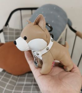 ファッションキーチェーン犬Lレターレザーキーホルダー車のファッションキーホルダーストラップかわいいキー財布チェーンロープチェーンポートチアアヴィ