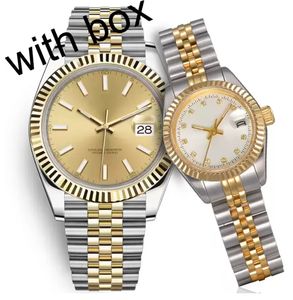 U1 Calidad de fábrica Montre de Luxe 36/41mm Relojes automáticos para hombre Acero inoxidable completo Luminoso 28 / 31mm Mujeres Reloj de mujer Parejas Estilo Reloj de pulsera clásico Reloj de Lujo en venta