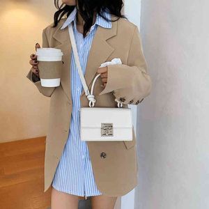 Tasche Damen Koreanische Version Ins Trendy Kleine Quadratische Tasche Einfache Handtasche Neue One Shoulder Messenger