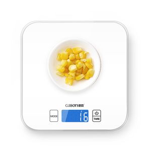 Bilancia da cucina C1 Precisione elettronica Strumenti di misura mini Equilibrio Digital Gram Cooking Display LCD in vetro per alimenti [15KG / 1G] Y200328