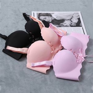 Mode Bras för Kvinnor Underkläder Sexig Underkläder Super Push Up Bra Seamless Bralette Trådlös Underkläder Kvinna Intimates 220311