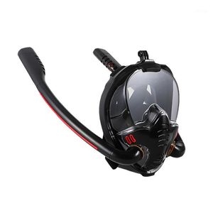 Wholesale full dive mask for sale - Group buy Diving Mask Scuba Swimming Full Face Anti Fog Snorkeling Underwater Spearfishing Glasses Dive Training Masks