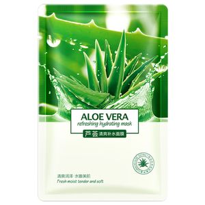 Máscara de chá verde fil máscara facial de umidade água nutrir lavagem livre aloe refrescante hidratando e encolhendo poros de alta qualidade