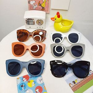 Fashion Kids Big frame sunglasses 2021 children Uv protection sunglass boys girls cool beach sun glasses A5709