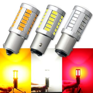 4 ADET S25 1157 1156 7443 33SMD 5630ŞHIP 12 V 7 W Oto LED Ampul Araba Sinyal Fren Dönüş Ters Işık