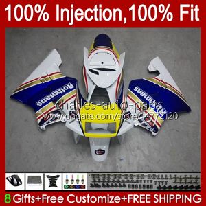 Iniezione per Honda NSR250R MC28 1994 1995 1996 1997 1998 1999 102HC.61 Yellow Blue NSR 250 R PGM4 250R NSR250 R 94 95 96 97 98 99 Fairing