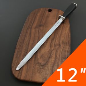 Taidea musats 12-calowy nóż Ening pręta ceramiczne profesjonalne noże kuchenne ze stali węglowej En maszerowanie 220311