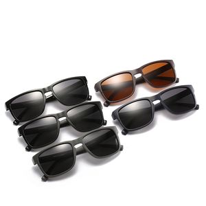 Vintage Retro TR90 Ramka HD TAC Obiektyw Spolaryzowane Okulary przeciwsłoneczne dla kobiet Mężczyźni Driving Shades Jazda na rowerze Działanie 5 kolorów Wybierz WM9168