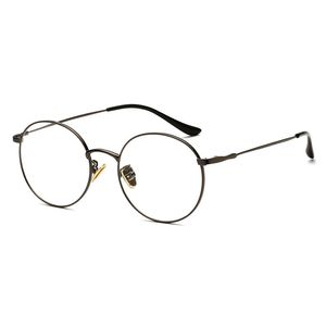 Vintage Round Glasses 2021 Fashion Gold Round Metal Frame Glasses Optical Men Women Eyeglass Frame Glasses on Sale