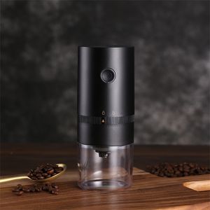 Elektrische Kaffeemühle Cafe Gras Nüsse Bohnen Maschine TYPE-C USB Ladung Beruf Keramik Schleifkern 220217