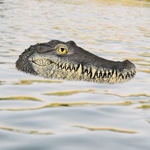 Alligator Head Decoy Pond Float Симуляционная кукла Garden Crocodile Head Decoration Driss Ducks T200117