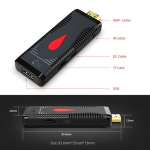 Android 10.0 Smart TV Box Stick 2GB 16GB X96 S400 Allwinner H313 Quad Core 2.4g Wi -Fi 1080p Android10 TV Dongle