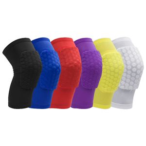 Mangas protetidas Honeycomb Basketball Knee -Protetion Protetive Protetable Knee Suport