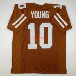 CUSTOM New VINCE YOUNG Texas Orange College Stitched Football Jersey ADD ANY NAME NUMBER