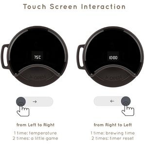 Thermos Smart Travel Cup Thermos Touch Team Display Дисплей Спортивные чашки из нержавеющей стали Кофейная чашка LJ201221