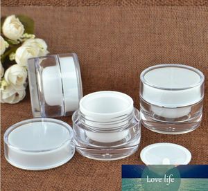 5 10 15 20 20 30 g ml Vazio Claro Clear Recarregável Acrílico Maquiagem Cosméticos Rosméticos Creme Creme Loção Jar Pot Frase Recipiente com forros SN1343