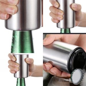 Press Type Creative Beer Bottle Opener Stainless Steel Convenient Automatic Notrace Kitchen Household Bottles Openers New Arrival 5 2ld F2
