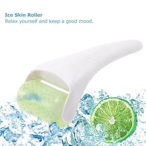 Ice Skin Roller Face Body Massage Derma Roller Iced Wheel Prevent Wrinkles Anti Aging ABS Handle