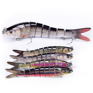 140m 27g Richiamo di pesca Swimbait Richiamo duro Crankbait Multi snodato Affondamento Swimbait Duro Esca artificiale Esche Attrezzatura da pesca