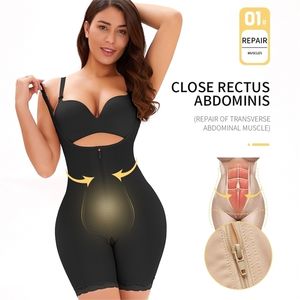 Resíduos Trainer Slimming Bainha Mulher Plana Barriga Pós-parto Pós-parto Feminino Bodysuit Butt Lifter Lifter Trimmer High Cintura Shapewear 201223