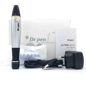 Dr.Pen A1-C Electric Derma Pen Mikronedle-kit med patroner Key Switch Version Skin Care Tools