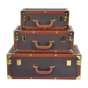 Wholesale suitcase resale online - PU leather Suitcases New set designers Travel Suitcase Luggage Fashion unisex Trunk Bag Flowers Letters Suitcases Bags Luggages