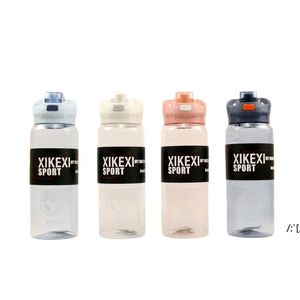 1000ml Sport Plastic Water Bottle Bloccabile POP POP Open Light Bottles per all'aperto Camping Escursionismo Seaway LJF14142