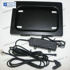 Australien Motocycle Hide-Away Shutter Licens Plate Frame Device Stealth Remote Control Helt ny