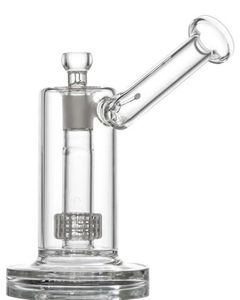 Mobius glasögon bong hookahs matris perc tobak rökrör heady glas dab rigstrar tjock glas vatten bongs bubbler dabber 18mm led