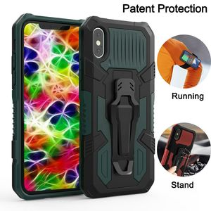 Clase Hybrid Armor Armor Armor Armor For iPhone 12 11 Pro XR XS Max SE 2020 X 6S 7 8 Plus Kickstand Magnetic Plate