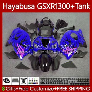 Hayabusa Per SUZUKI GSXR 1300CC GSXR-1300 1300 CC 02 03 04 05 06 07 Corpo 74 No.270 GSX-R1300 GSX R1300 96-07 GSXR1300 96 1996 1997 1998 1999 2000 2001 Carene Fiamme blu