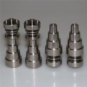 El Aletleri Evrensel Domeless Dab Nail Ti Tırnaklar 10mm 14mm 18mm Erkek Kadın Titanyum Karbon